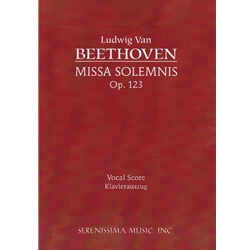 Missa Solemnis, Op. 123 - Vocal Score