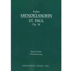 St. Paul, Op. 36 - Vocal Score
