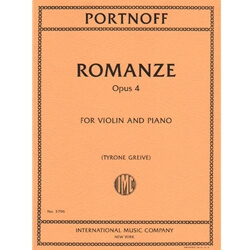 Romanze, Op. 4 - Violin and Piano