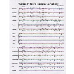 Nimrod from Enigma Variations - Brass Choir and Timpani