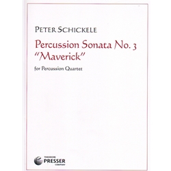 Percussion Sonata No. 3 "Maverick" - Percussion Quartet