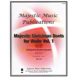 Majestic Christmas Duets - Violin Duet and Piano