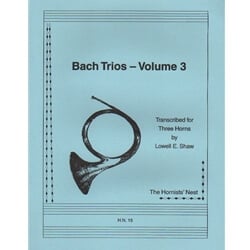 Bach Trios, Vol. 3 - Horn Trio