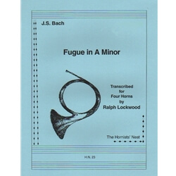 Fugue in A Minor - Horn Quartet