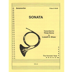 Sonata - Horn Trio