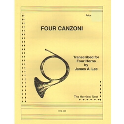 4 Canzoni - Horn Quartet