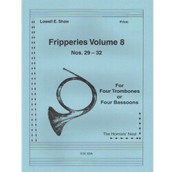 Fripperies, Vol. 8 (Nos. 29-32) - Trombone (or Bassoon) Quartet