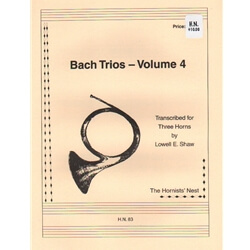 Bach Trios, Vol. 4 - Horn Trio