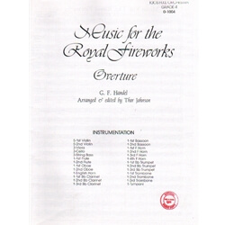 Music for the Royal Fireworks: Overture - Orchestra (Score)