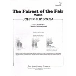Fairest of the Fair - Concert Band (Condensed Score)