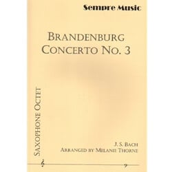 Brandenburg Concerto No. 3 - Saxophone Octet SSAATTBB
