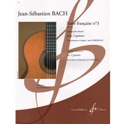 French Suite No. 3, BWV 814 - Classical Guitar Duet