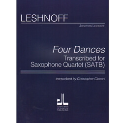 4 Dances - Sax Quartet SATB