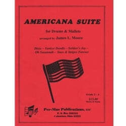 Americana Suite for Drums and Mallets - Percussion Ensemble (2+ Players)