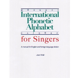 International Phonetic Alphabet for Singers