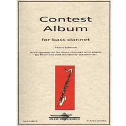 Contest Album for Bass Clarinet (Third Edition) - Bass Clarinet and Piano