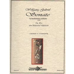 Sonata, Op. 30 - Bass Clarinet and Piano