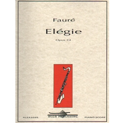 Elegie, Op. 24 - Bass Clarinet and Piano