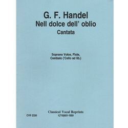 Nell Dolce Dell Oblio - Soprano Voice, Flute (or Recorder), and Piano