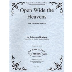 Open Wide the Heavens from Two Motets, Op. 74 - Concert Band