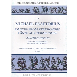 Dances from Terpsichore, Volume 6 - 5 Instruments