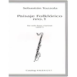 Paisaje Folklorico Nro. 1 - Bass Clarinet Unaccompanied
