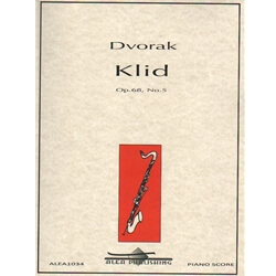 Klid (Silent Woods), Op. 68, No. 5 - Bass Clarinet and Piano