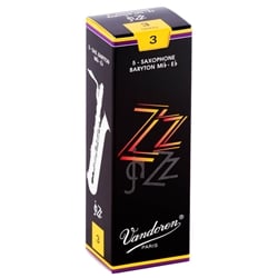 Vandoren ZZ Baritone Saxophone Reeds - 5 Count Box