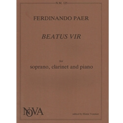Beatus Vir - Soprano Voice, Clarinet, and Piano
