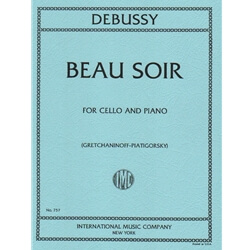Beau Soir - Cello and Piano