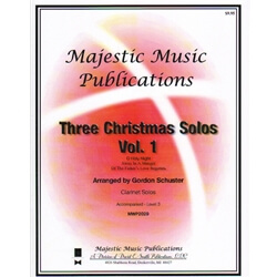 3 Christmas Solos, Volume 1 - Clarinet and Piano