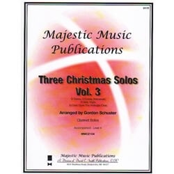 3 Christmas Solos, Volume 3 - Clarinet and Piano