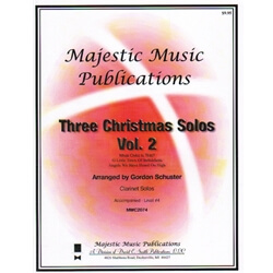3 Christmas Solos, Volume 2 - Clarinet and Piano