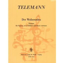 Der Weiberorden - Soprano Voice, 2 Violins, and Basso Continuo