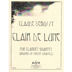 Clair de Lune - Clarinet Quartet