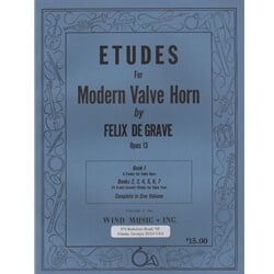 Etudes for Modern Valve Horn op. 13