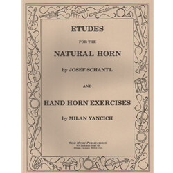 Etudes for the Natural Horn and Hand Horn Exercises - Horn