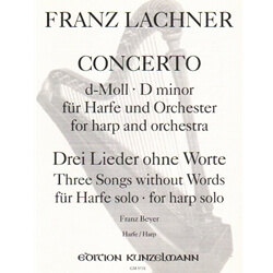 Concerto in D Minor and 3 Songs without Words - Harp