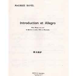 Introduction and Allegro - Harp part ONLY