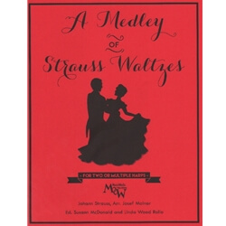 Medley of Strauss Waltzes - Harp Duet (or Ensemble)