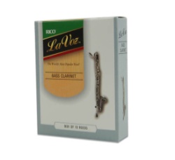 La Voz Bass Clarinet Reeds - 10 Count Box