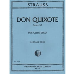 Don Quixote - Solo Cello Part