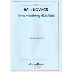 Tribute to the Memory of Bela Bartok - Clarinet and Piano