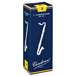 Vandoren Traditional Bass Clarinet Reeds - 5 Count Box