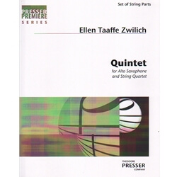 Quintet for Alto Sax and String Quartet - String Parts Only