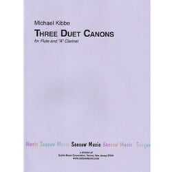 3 Duet Canons - Flute and Clarinet in A