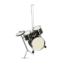 Drum Set Ornament - Black