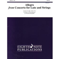 Allegro from Concerto for Lute and Strings - Woodwind Quintet