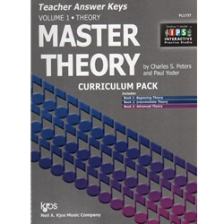 Master Theory Curriculum Pack - Teacher Answer Keys Vol. 1 (Books 1-3)