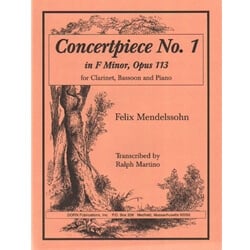 Concertpiece No. 1 in F Minor, Op. 113 - Clarinet, Bassoon, and Piano